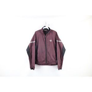 Vintage Pearl Izumi Womens Medium Distressed Reflective Cycling Bicycle Jacket
